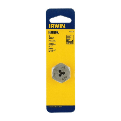 IRWIN INDUSTRIAL TOOL CO - ACH 9318 6-32NC Hex Die