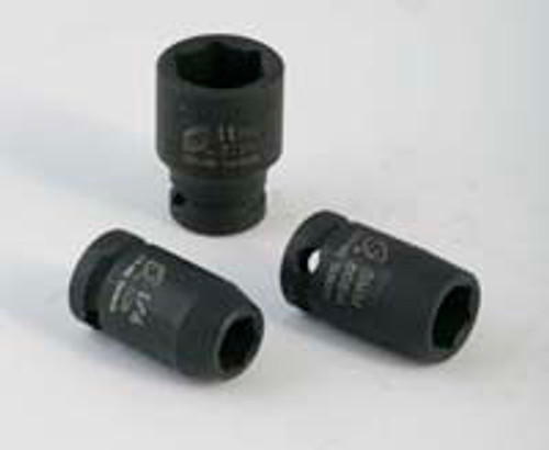 SUNEX TOOL - CC 807M 1/4DR 7MM Impact Socket Front View