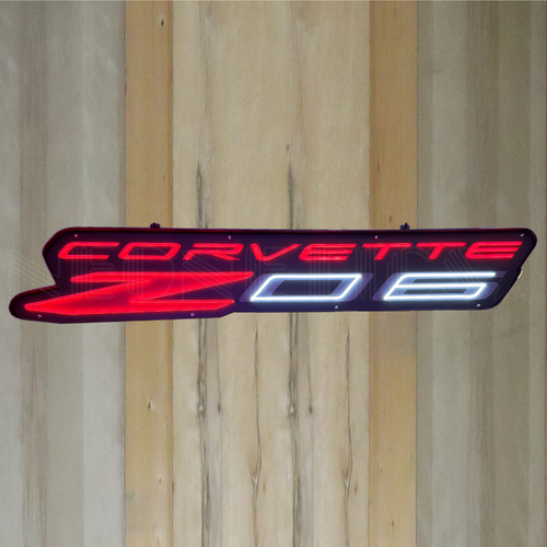 Neonetics 29CORZ6 Corvette Z06 Led Flex-Neon Sign In Steel Can