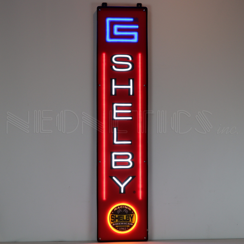 Neonetics 29VTSHL Shelby Vertical Led Flex-Neon Sign In Steel Can