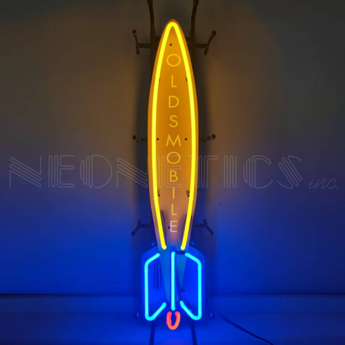 Neonetics 5SMLOL Oldsmobile Rocket Premium Junior Neon Sign