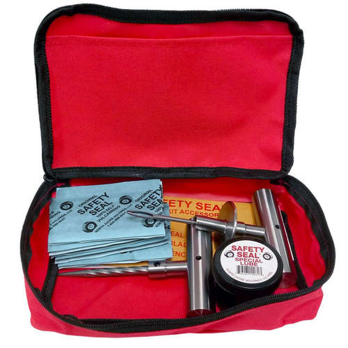 Safety Seal Auto/LT deluxe combi bag, 18 standard of 4in (102mm) & 12 slim repairs of 4in (102mm)