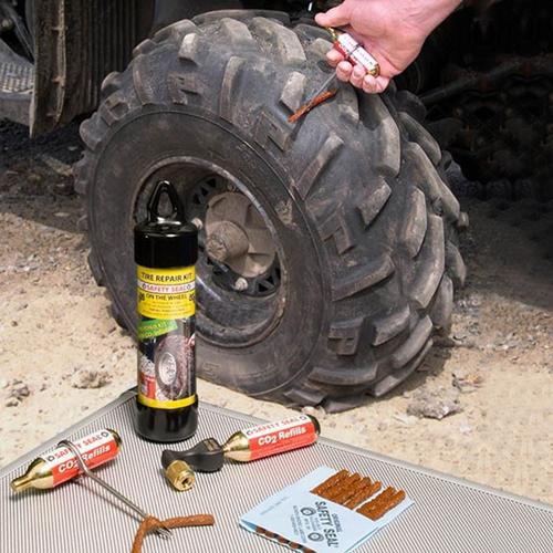 Safety Seal ATV Tire Repair Kit, 6 Repairs (4 In)