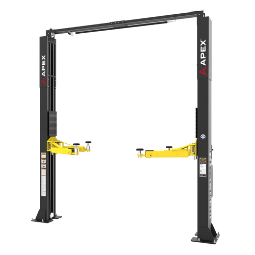 APEX AL10C Two Post Car Lift 10,000 Lbs Capacity Clearfloor