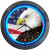 Neonetics 8EGFLG Eagle Usa Flag Neon Clock