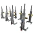 BendPak PCL-18B-8 144,000 Lbs Mobile Lift Low Volt (Set-8)