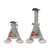 AME 14720 10 Ton Jack Stands, 1 Pair