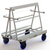 AME 15346 Floor Protection Mat Trolley, Stainless Steel