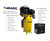 EMAX Silent Industrial Plus 7.5 HP 3 Phase 2-Stage 80 gal. Compressor with 30 CFM Dryer Bundle-With Pressure Lube Pump (ESP07V080V3PK)