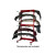Rousseau Metal WMA3511 Double Bumper Cover Rack, with Leveling Glide Kit