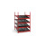 Rousseau Metal SRP0491 Battery Rack (48"W x 48"D x 75"H)