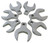 SUNEX TOOL - CC 9740A 1/2 Inch Jumbo Crowfoot Wrench Set Main View