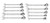 Gearwrench - Ach 86658 10-Piece Ratcheting Wrench Set Main View
