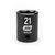 GEARWRENCH - ACH 84533N 1/2 Drive 21mm Shallow Impact Socket GEARWRENCH - ACH 84533N 1/2 Drive 21mm Shallow Impact Socket
