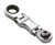 Astro Pneumatic Tool Co. - ACH 78301 Stubby Flex Head Ratchet 1/4 And 3/8 Drive