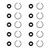 ASTRO PNEUMATIC TOOL CO. - ACH 12-oct 1/2in Anvil Socket Ring Set Main Image
