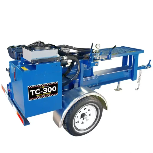 TC300 G Passenger Wheel Crusher 18HP Gas