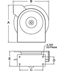 A5825 OLP Low Pressure Air / Water Hose Reel