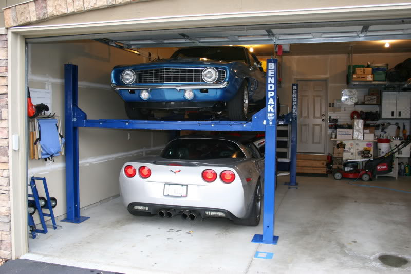 hydraulic car lift garage