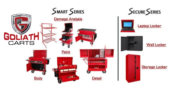 Goliath Carts heavy-duty tool storage banner - JMC Equipment