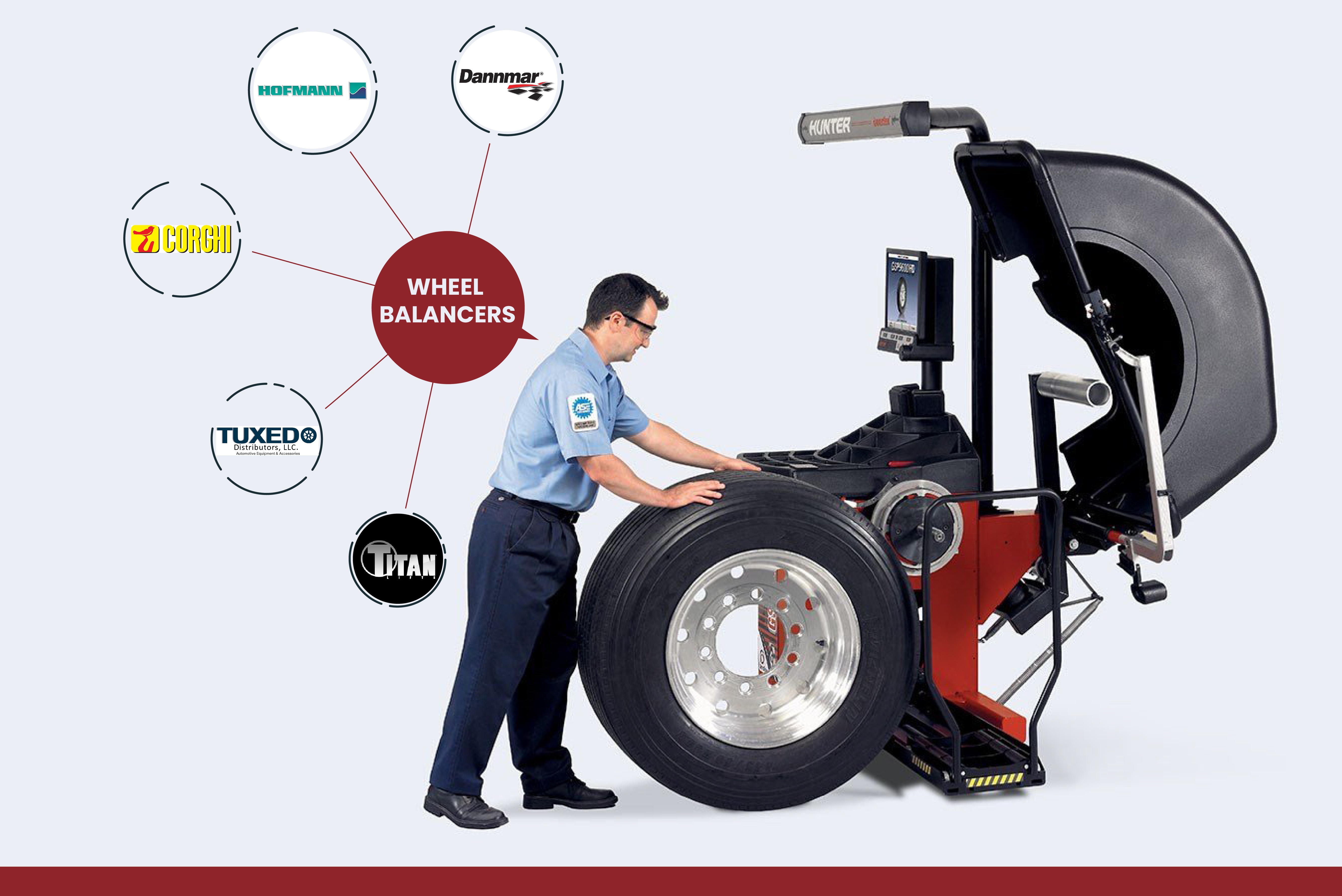 Shop Electronic Tire and Wheel Balancer