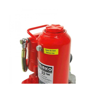 Zinko ZABJ-22PA 22 Ton Air Hydraulic Bottle Jack (J)