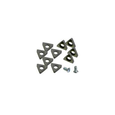 Ranger 10 Positive Rake Carbide Cutting Tips With 2 Screws / Fits RL-8500 & RL-8500XLT