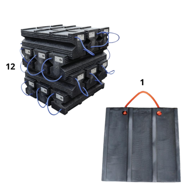amecajemore AME 15266 13 Piece Cribbing Kit