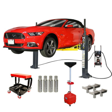 MaxJax M7K 7,000 Lbs Portable Car Lift - Supreme Package