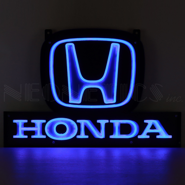 Neonetics 25HLOGO Honda Blue H Logo Led Flex-Neon Sign
