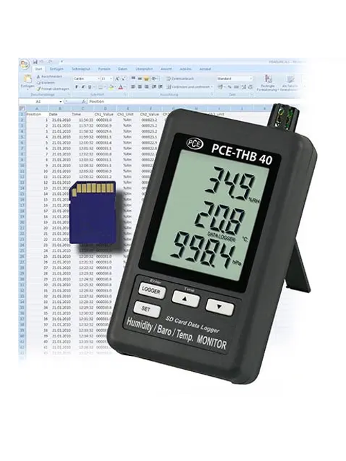 (Not Approved) Temperature and Humidity Meter | PCE-THB 40