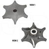 8H9329, 8H-9329 Impeller For CAT Caterpillar Machine/Engine Model D320A, D4D,951B,955H/K Water Pump 1S5910, 4S7441, 3S7553