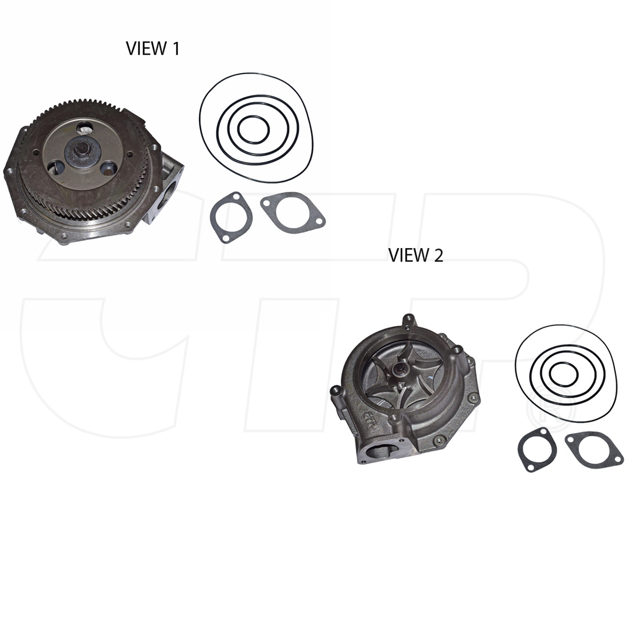 3520203, 352-0203 Water Pump For CAT Caterpillar Engine 3406B, 3406C, G3406 Application 16G, 16H NA, 375, 5080, 578, 583R, 587R, 621F, 623E, 623F, 627B, 627F, 814B, 824G, 825G, 826C, 826G, 980C, 980F, 980G, D350E, D400E, D8N, D8R, D8R II, HT400, PM-465, RM-250C