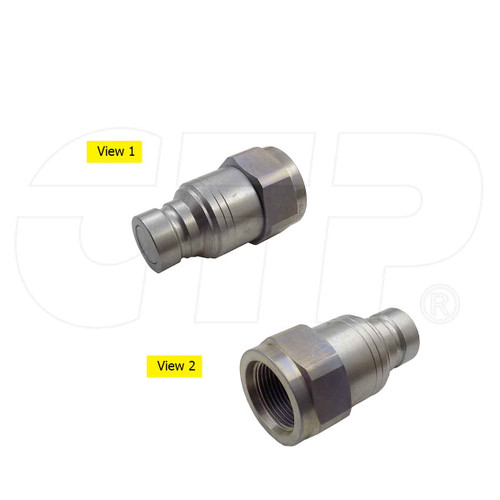 1060406, 106-0406 Nipple (Male) Flat Face
Couple Size 19, Thread Size 1-5/16-12, Type Male
For CAT Caterpillar Machines