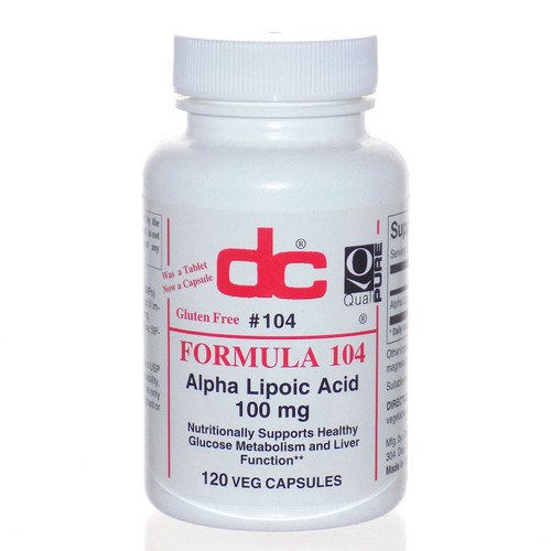 Alpha Lipoic Acid Formula 104 Alpha Lipoic Acid Formula 104