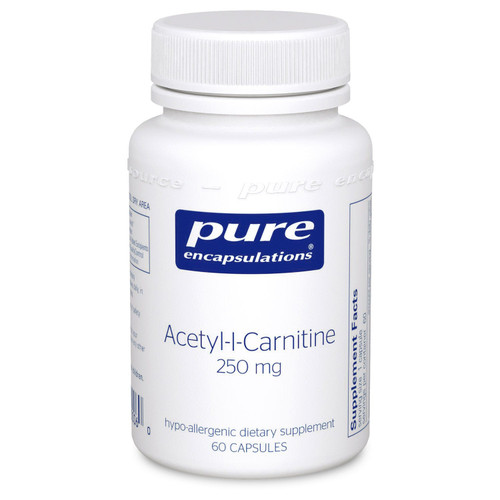 Pure Encapsulations Acetyl-l-Carnitine 250 mg 60 Vegetable Capsules Pure Encapsulations Acetyl-l-Carnitine 250 mg 60 Vegetable Capsules
