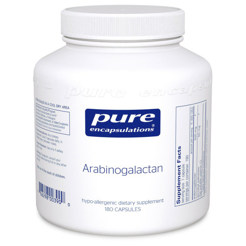 Pure Encapsulations Arabinogalactan 180 Vegetable Capsules Pure Encapsulations Arabinogalactan 180 Vegetable Capsules
