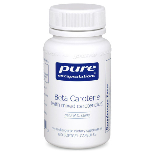 Pure Encapsulations Beta Carotene with Mixed Carotenoids - 180 Vegetable Capsules Pure Encapsulations Beta Carotene with Mixed Carotenoids - 180 Vegetable Capsules