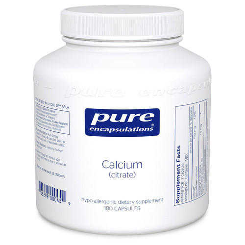 Pure Encapsulations Calcium (citrate) 180 Capsules Pure Encapsulations Calcium (citrate) 180 Capsules