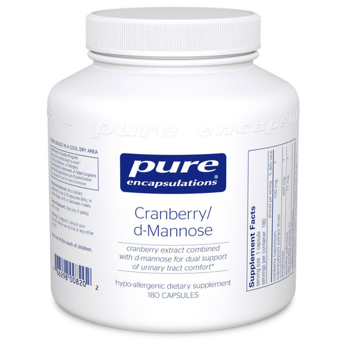 Pure Encapsulations Cranberry/d-Mannose 180 Capsules Pure Encapsulations Cranberry/d-Mannose 180 Capsules