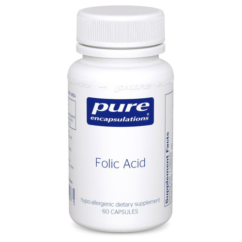 Pure Encapsulations Folic Acid 60 Vegetable Capsules Pure Encapsulations Folic Acid 60 Vegetable Capsules