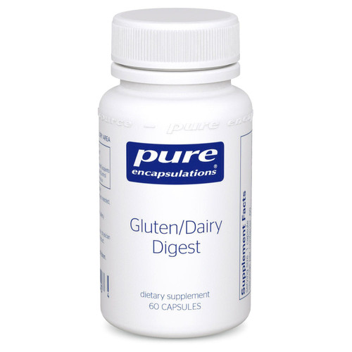 Pure Encapsulations Gluten Dairy Digest 60 Capsules