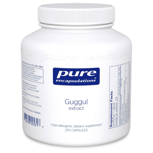 Pure Encapsulations Guggul Extract 270 Vegetable Capsules Pure Encapsulations Guggul Extract 270 Vegetable Capsules