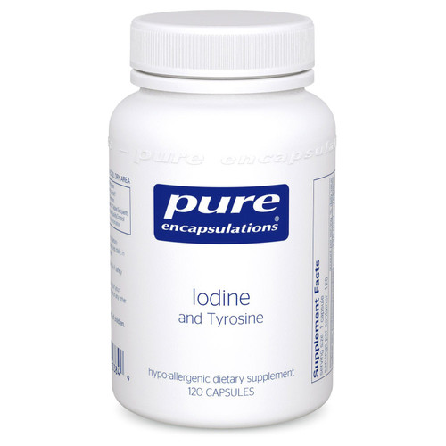 Pure Encapsulations Iodine and Tyrosine 120 Capsules Pure Encapsulations Iodine and Tyrosine 120 Capsules