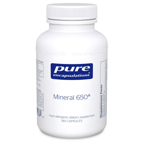 Pure Encapsulations Mineral 650 180 Capsules