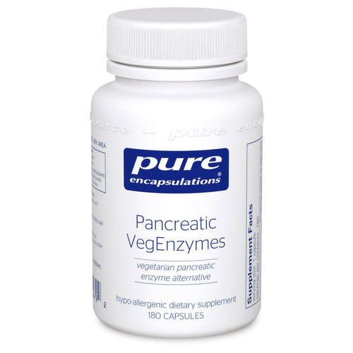 Pure Encapsulations Pancreatic VegEnzymes 180 Vegetarian Capsules Pure Encapsulations Pancreatic VegEnzymes 180 Vegetarian Capsules
