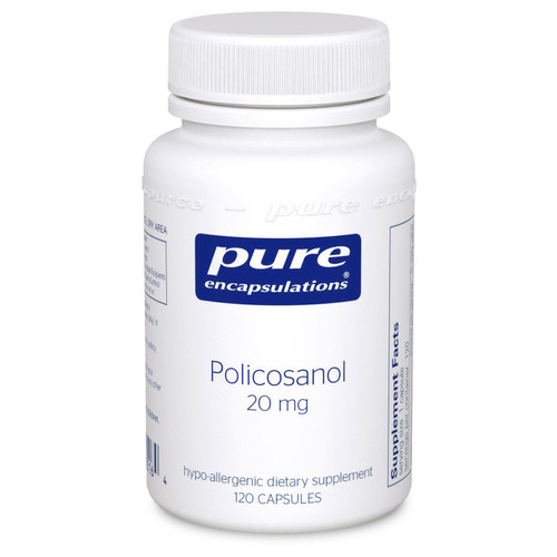 Pure Encapsulations Policosanol 20 mg,Policosanol 20 mg 120 Vegetable Capsules Pure Encapsulations Policosanol 20 mg,Policosanol 20 mg 120 Vegetable Capsules