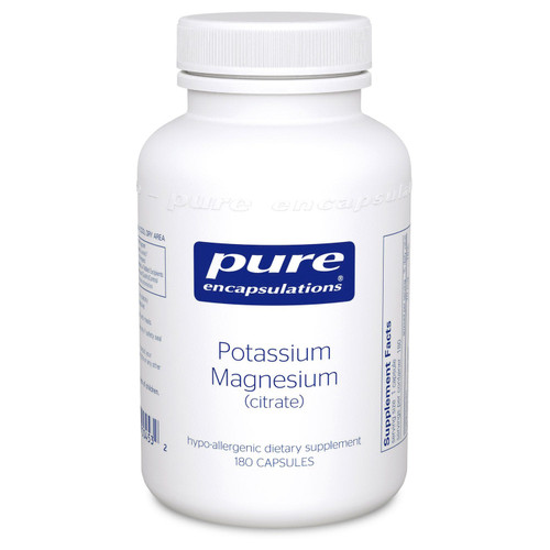 Pure Encapsulations Potassium Magnesium Citrate - 180 Capsules Pure Encapsulations Potassium Magnesium Citrate - 180 Capsules