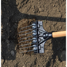 Weedscreen Rake Tine Weeding Rake - 6” wide - Purple Mountain Organics