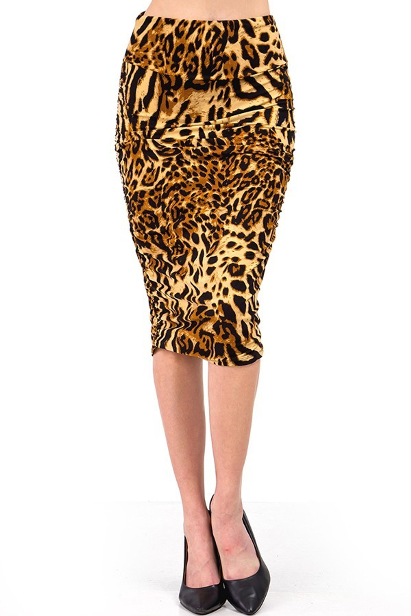 ◆GILA ARCHIVE◆ RACE SKIRTS (LEOPARD)_SB Brushed Predator Leopard Skirt | Only Leggings